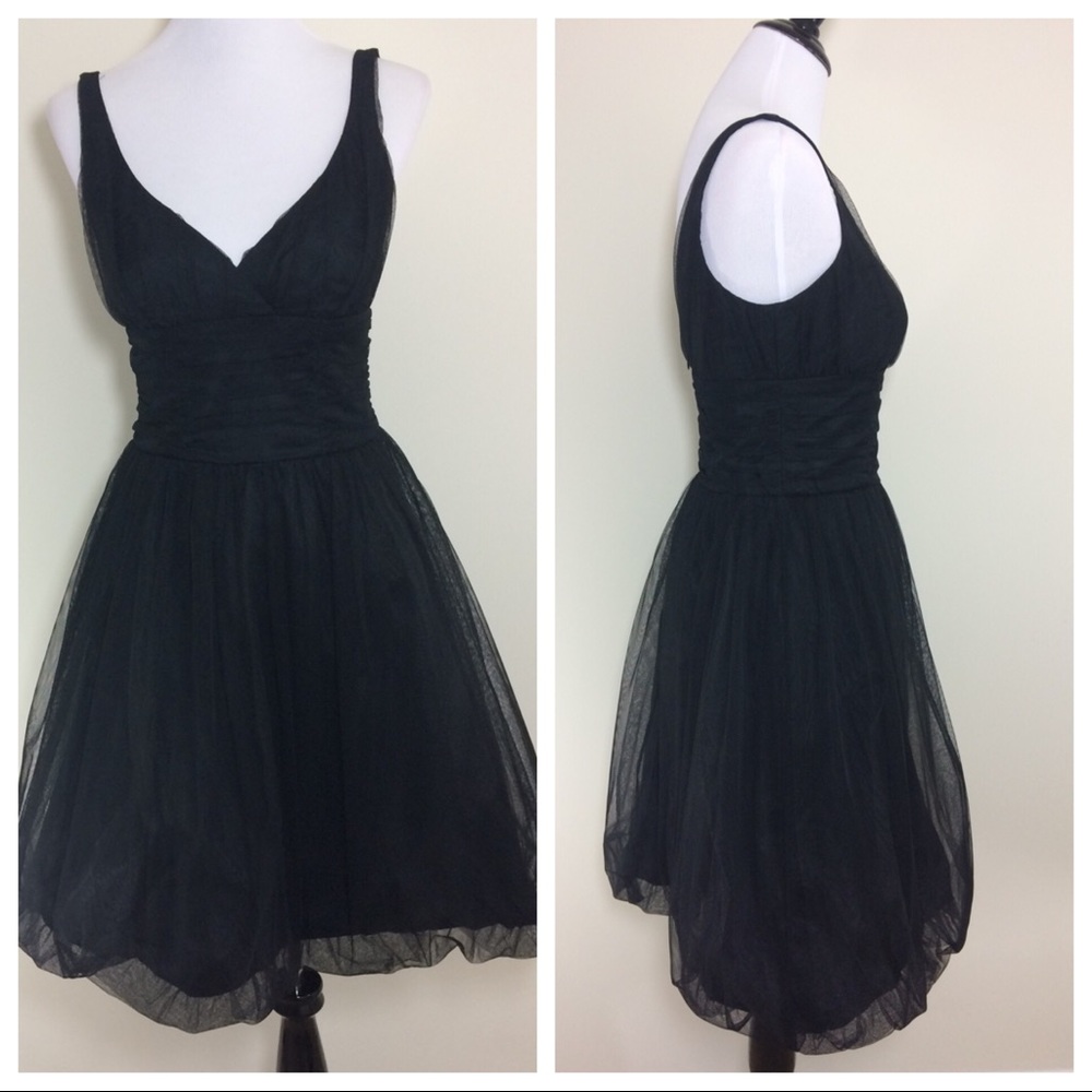 Nicole Miller Collection Women's Sz 4 Black Bridal